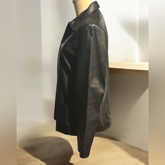 Dockers Ladies Vintage Leather Jacket Size Medium. - Picture 4 of 7